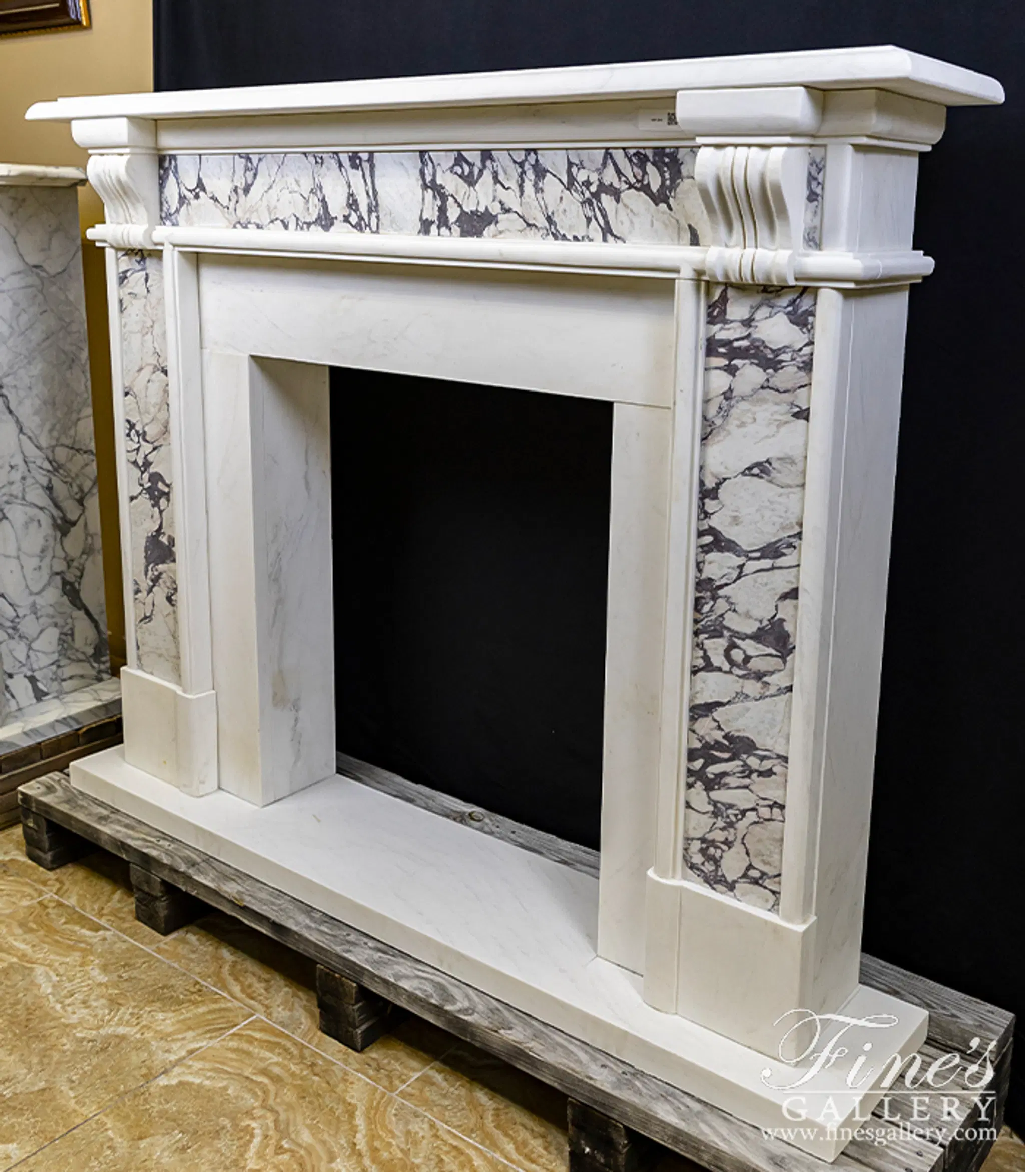 Marble Fireplaces - A Georgian Style Mantel In Italian
